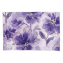 Search for purple watercolor pillowcases Floral