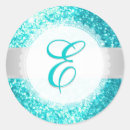 Search for aqua blue glitter stickers Silver