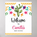 Search for mexican party posters Watercolor cactus