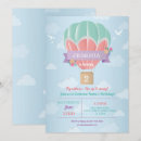 Search for cloud birthday invitations Hot air balloon