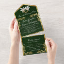 Search for emerald green hearts invitations Elegant