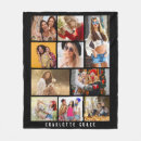 Search for black photo blankets Birthday