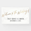 Search for welcome wedding banners Typography