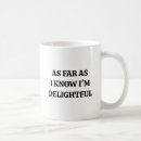 Search for delight mugs Sarcasm