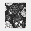 Search for sugar skull blankets White