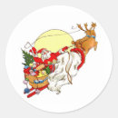 Search for old fashioned santa claus stickers Merry christmas