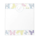 Search for pastel notepads Butterflies