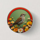 Search for bird feather badges Illustration