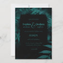 Search for teal and black invitations Dark