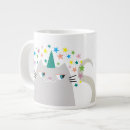 Search for large cat mugs White
