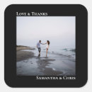 Search for unique thank you stickers Love and thanks