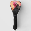 Search for rooster golf head covers Black