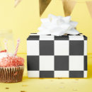 Search for black and white check wrapping paper Trendy