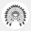 Search for indian skull stickers Skeleton