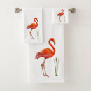 Search for pink flamingo bath towels Elegant