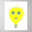 Search for light bulb posters Blue