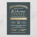 Search for welcome dinner invitations Gold