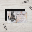 Search for chandelier business cards Sophisticated