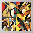 Search for abstract rabbit art Cute