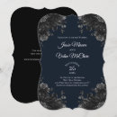 Search for black navy wedding invitations Floral