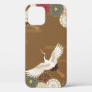 Search for japanese cranes iphone cases Blue