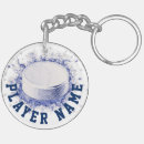 Search for puck rounded key rings Sports