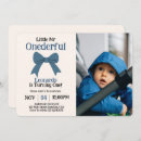 Search for little mister invitations Blue