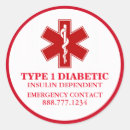 Search for medical stickers Diabetes