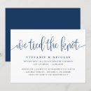 Search for we tied the knot wedding invitations Elopement