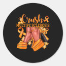 Search for multiple sclerosis ribbon stickers St patrickâ