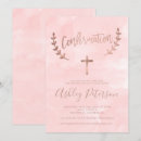 Search for pink confirmation invitations Chic
