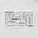 Search for astrology business cards Psychic