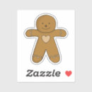 Search for ginger bread stickers Gingerbread man