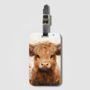 Search for cow luggage tags Highland