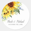 Search for sunflower wedding stickers Wildflowers