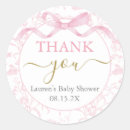 Search for baby girl shower stickers Coquette