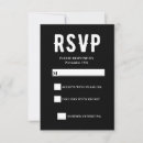 Search for number attending rsvp cards Black