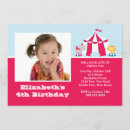 Search for circus 3rd birthday invitations Elephant