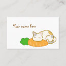 Search for resting business cards Cat