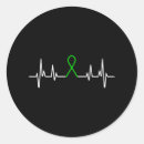 Search for green awareness ribbon stickers Therapy