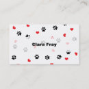 Search for paws business cards Dog trainer