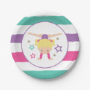 Search for gymnastics party plates Pink