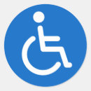Search for wheelchair sign stickers Parking