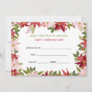 Search for christmas business gift certificates Watercolor