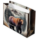 Search for brown bear gift bags Watercolor