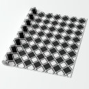 Search for black and white squares wrapping paper Diamond
