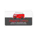 Search for fire truck return address labels For kids