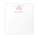 Search for rainbow notepads A note from teacher