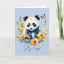 Search for watercolor panda cards Cute