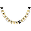 Search for black and gold bunting flags Trendy